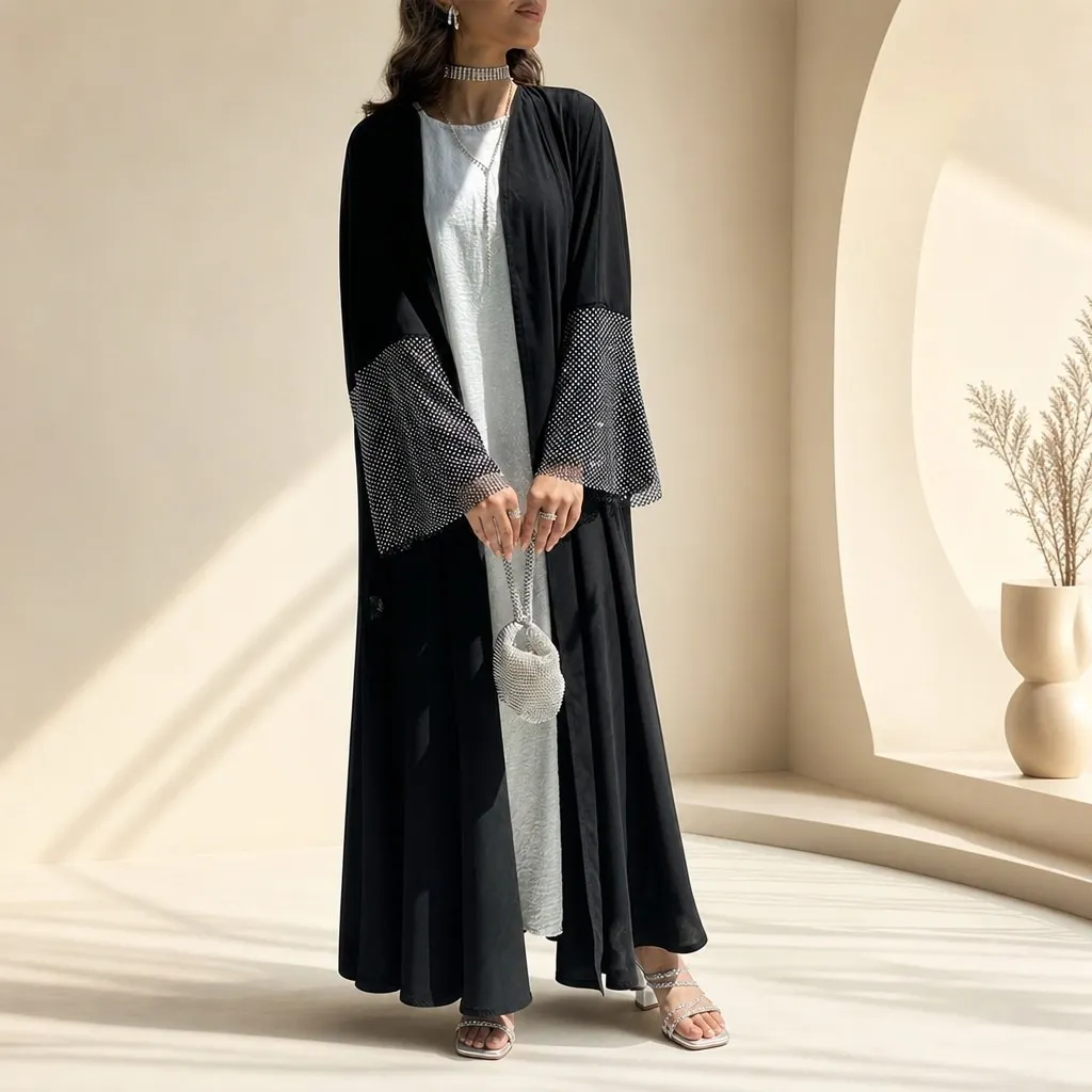 

Women Stretchy Sequin Cardigan Dress Long Sleeve Open Front Dresses Spring Summer Fashion Casual Overalls Jumpsuit Playsuits