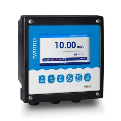 T6010 Online Potassium Ion Meter Water Fluoride Calcium Hardness Magnesium PRO water Online ion sensor relay water analyzer