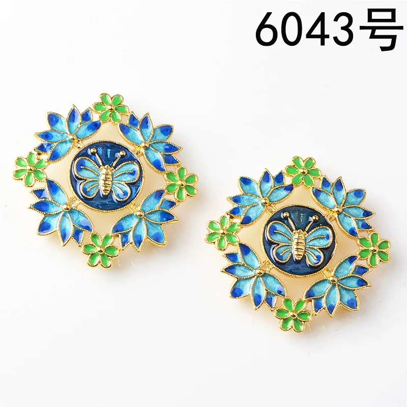 

New Cloisonne Craft Drip Alloy Accessories Shoes, Clothing, Bag Accessories DIY Accessories 6043
