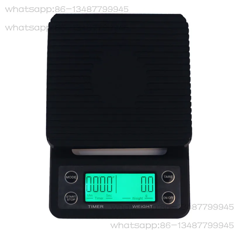 V60 Hand-brewed Single Product Coffee Electronic Scale Bar Counter Weighing Kitchen Scale with Timing Multi-function andAccurate