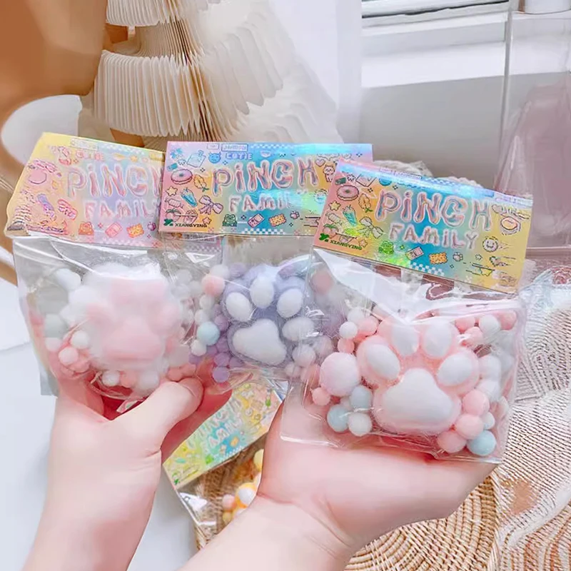 جديد الكرتون Kawaii القط باو ضغط اللعب انتعاش بطيء الضغط لعبة تقليل الضغط الضغط الاطفال لعبة للأطفال لعبة الحسية #3