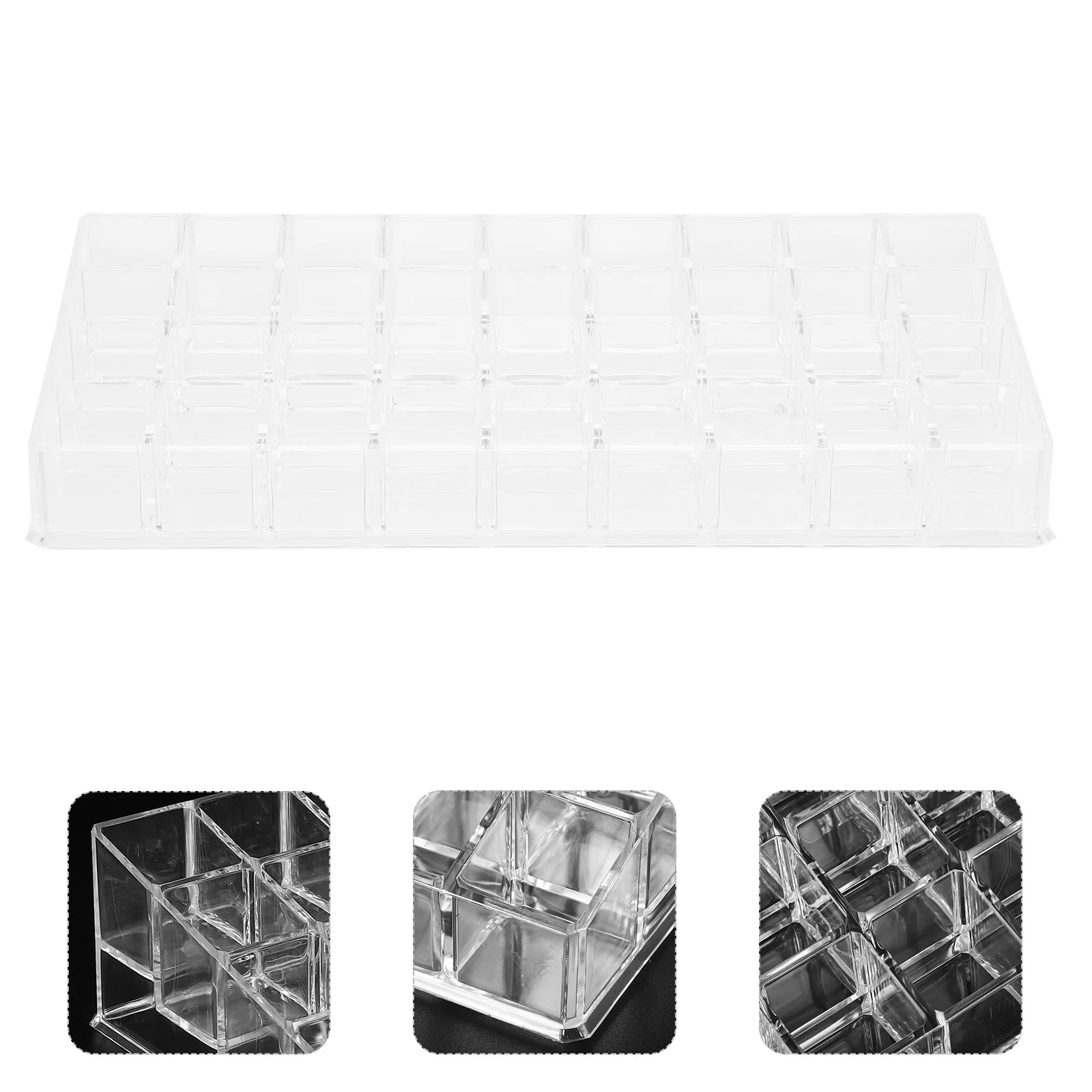 36-slots transparante lippenstifthouder grote capaciteit make-up organisator opslag display rack desktop opbergdoos voor thuis