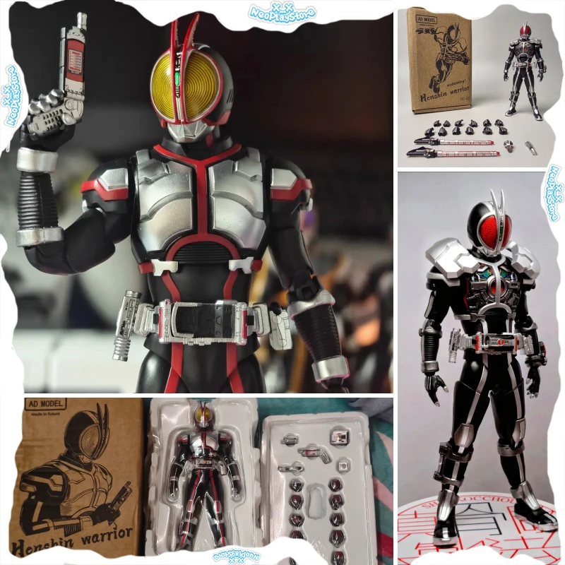 

In Stock AD Model 555 Faiz Shf Action Figures Accelerated Shape Bone Carving Handmade Model Toys Collect Model Toy Gifts