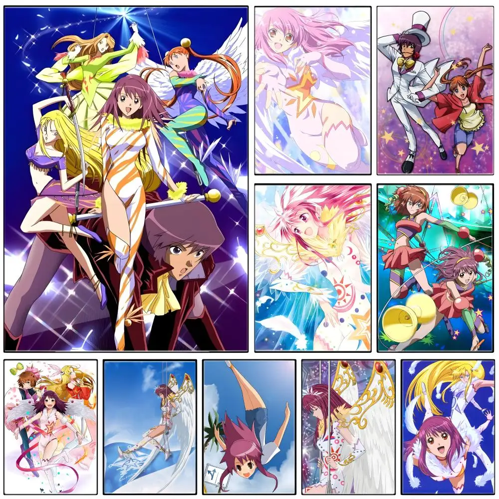 Vintage Shoujo Anime K-Kaleido Star Poster  Self-adhesive Art Waterproof Paper Sticker Coffee House Bar Room Wall Decor