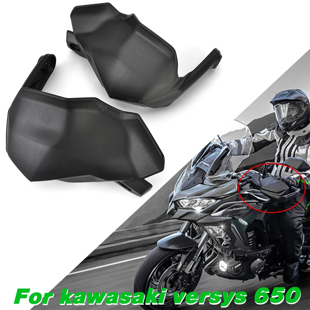 For Kawasaki Versys 650 2022 2023 Handguard Hand Protection Wind Shield Hand Guards Cover VERSYS650 Motorcycle Accessories