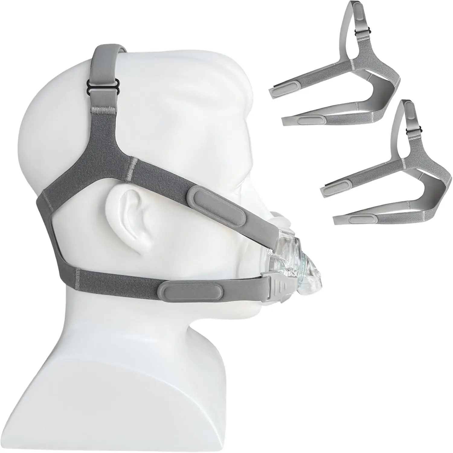 2/1pcs Adjustable CPAP Headband Fit for Amara View, Comfort Soft Cloth Replacement Headgear Strap Compatible with For Amara View