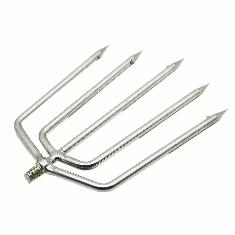 3/5/7 Prong Harpoon Spear Fishing Stainless Steel Diving Fish Spear Fork with Barbed Sharp Ice Breaker Drill Tackle Sea Fishing