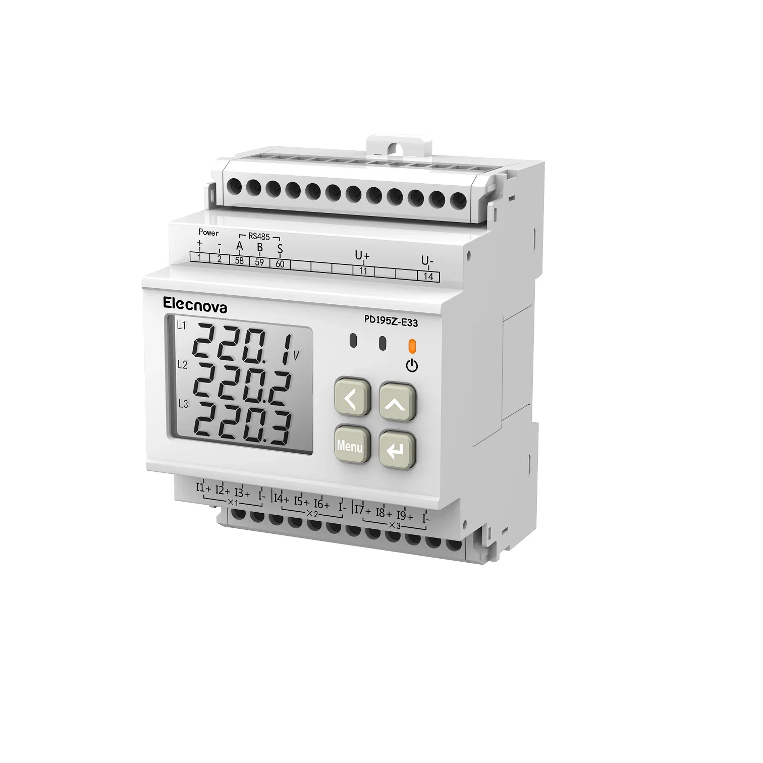 PD194Z-E20 0.2S accuracy digital meter din rail mounted energy analyzer