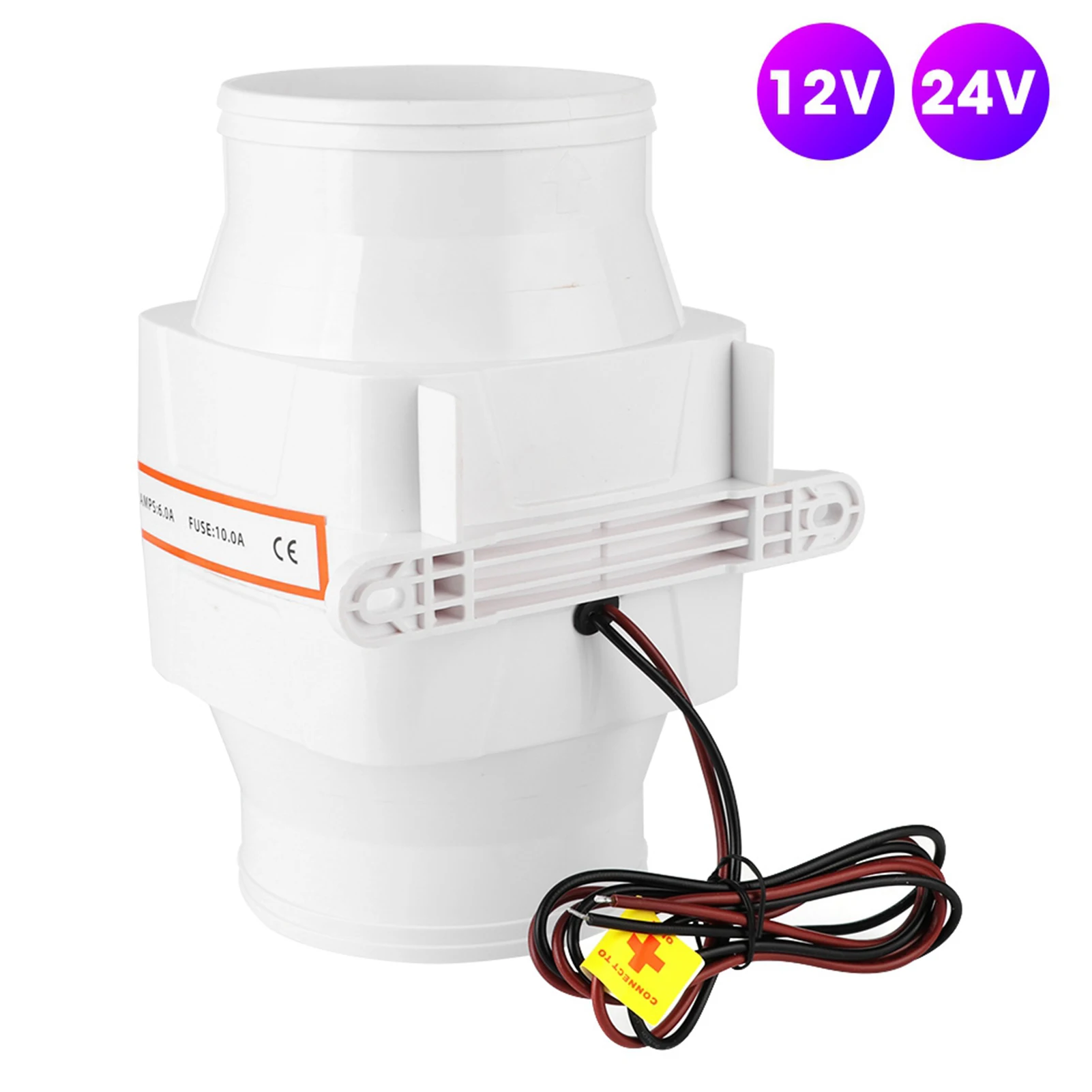 

Вентилятор 12В/24В, 4-дюймовый, осевой, для морских судов, бесшумный, мощный, для яхт, лодок, автодомов