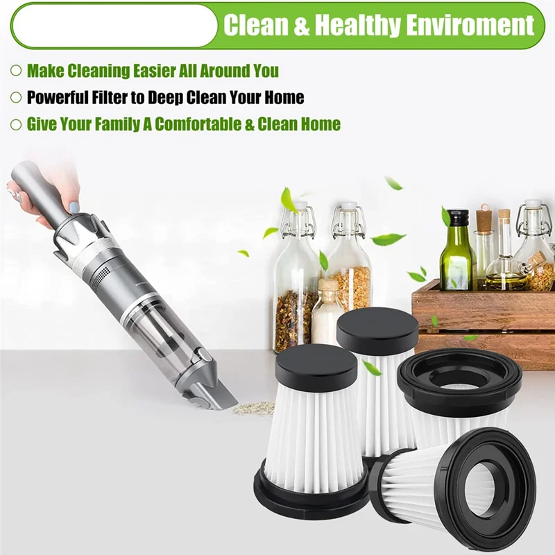 HEPA Filter for MOOSOO K12 K12Pro K13 for Genius Invictus One 1.0 X7 2.0 Handheld Vacuum Cleaner Cordless Replacement