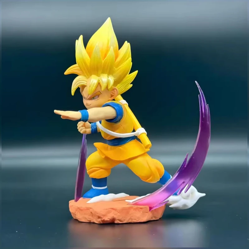 12cm dragon ball daima super saiyan son goku anime bonecas sun wukong figuras de ação pvc modelo bonecas brinquedos crianças presentes