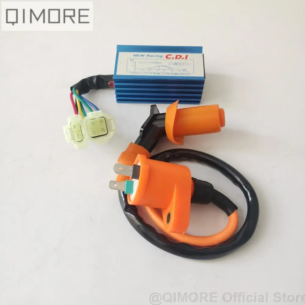 Performance Ignition Coil & AC fired CDI for Scooter Moped QUAD GY6 50 60 80 125 150 139QMB 152QMI 157QMJ