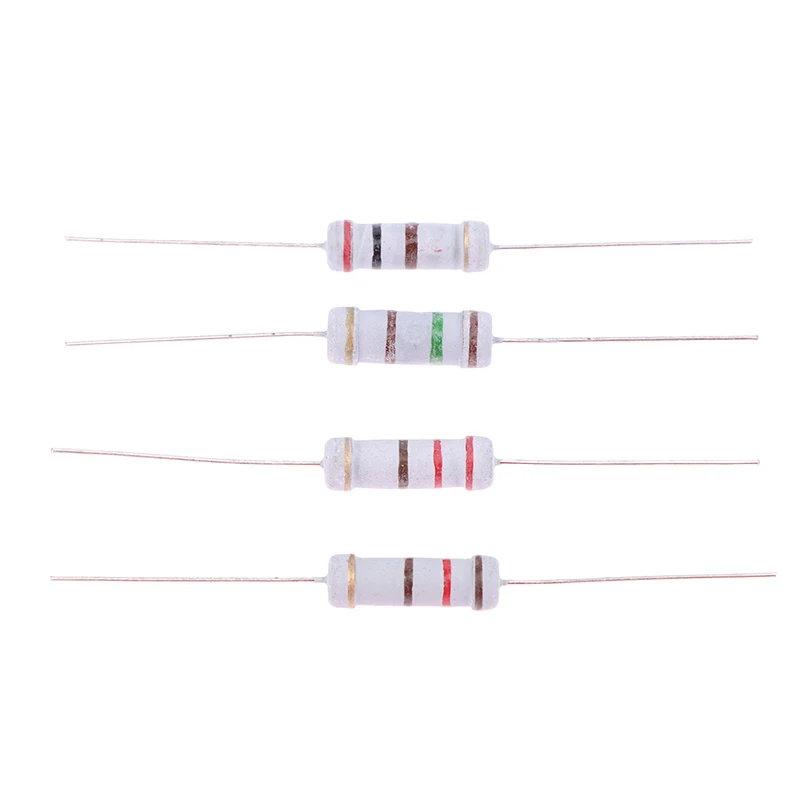 200PCS 2W Carbon Film Resistor 5% 0.1R~4.7M 100R/120/180/220/240/300R-910R Ohm Direct Plug Carbon Film Resistor