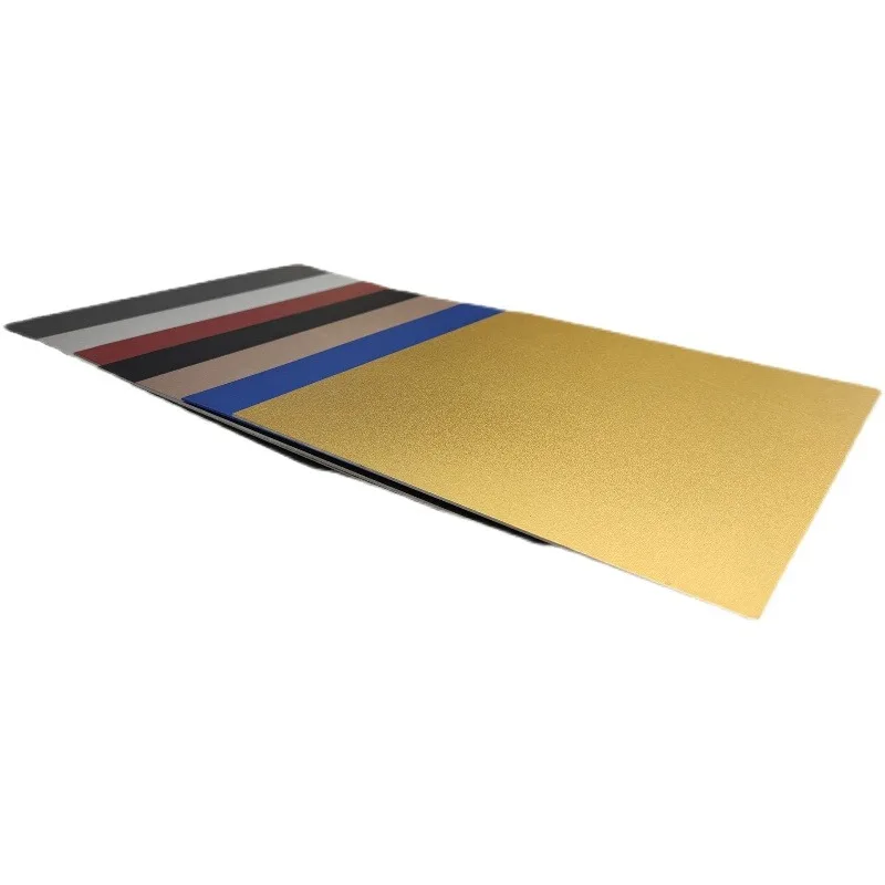 

5052 Aluminum Sandblasted Sheet 0.8-2mm Thick Colorful Anodized Alloy Plate for DIY Craft