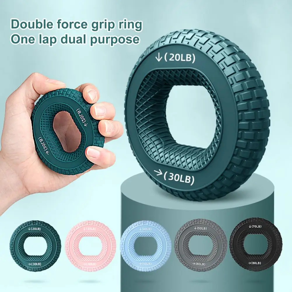 Lightweight Finger Gripping Ring Silicone Strengthen Grip Convenient Forearm Wrist Finger Exerciser Hand Grip Gadget