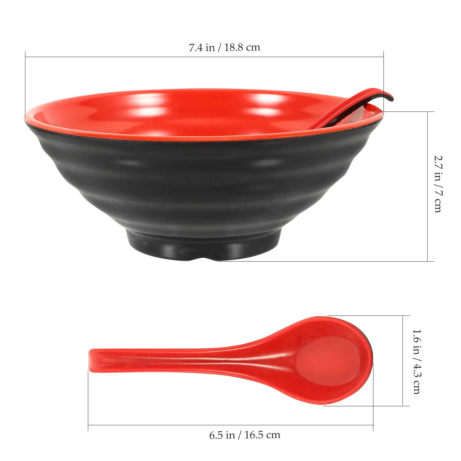 Ramen Bowl Set Hotel Kitchen Soup Bowls Noodles Japanese Style Microwavable Spoon Delicate Rice