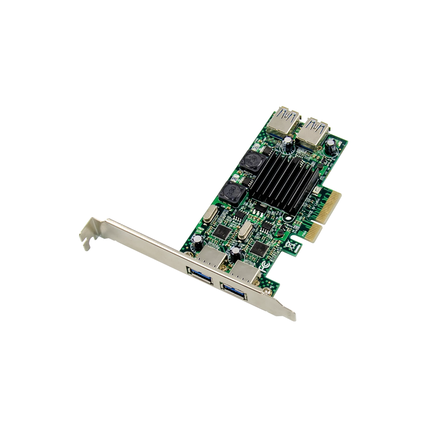 SUNWEIT ST613 PCIe X4 NEC720202 4CH USB3.0 Vision Capture Card V2.0 Chipset High Speed NIC