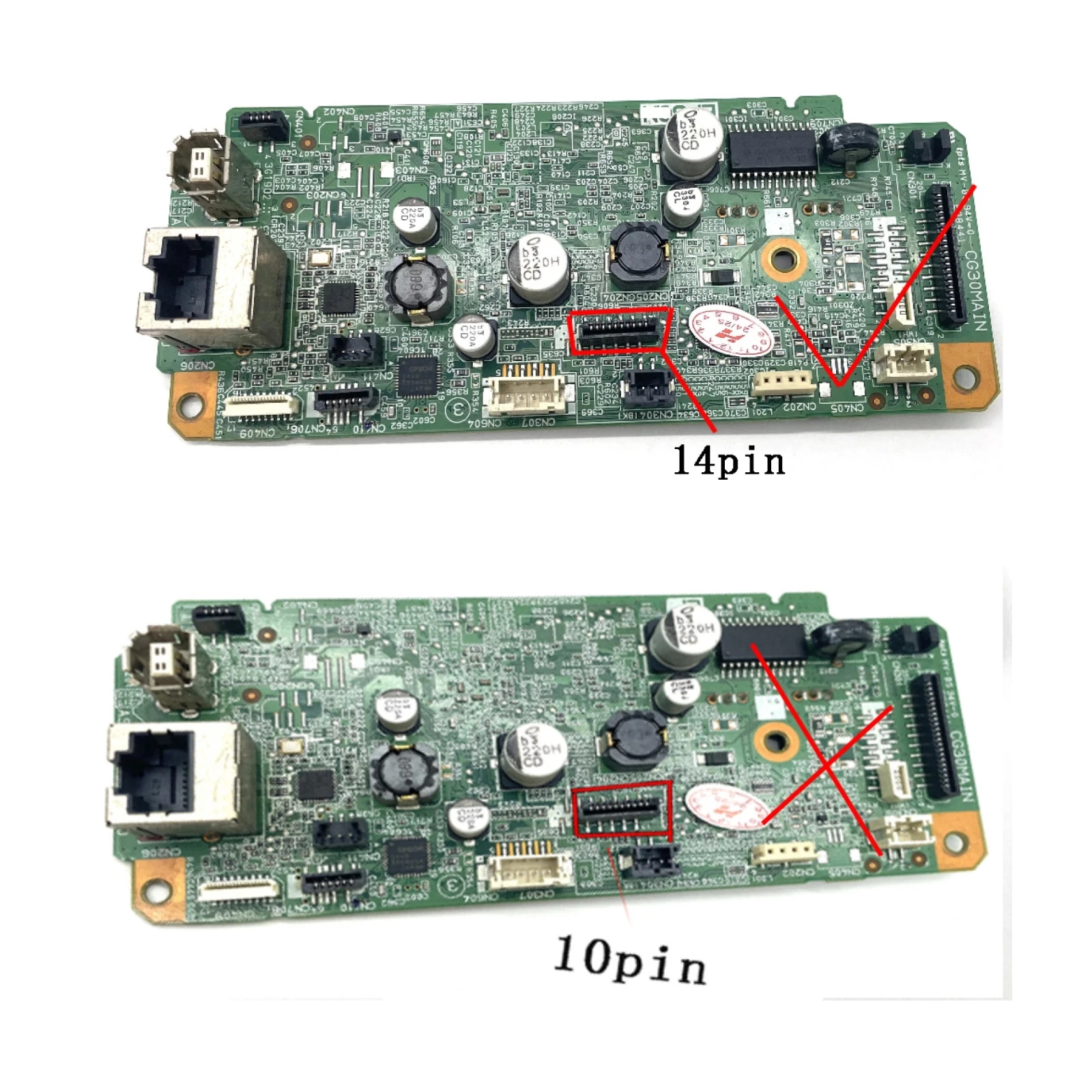 14Pin Main Board Motherboard Fits For EPSON EcoTank L 5290 L5290 Printer Parts
