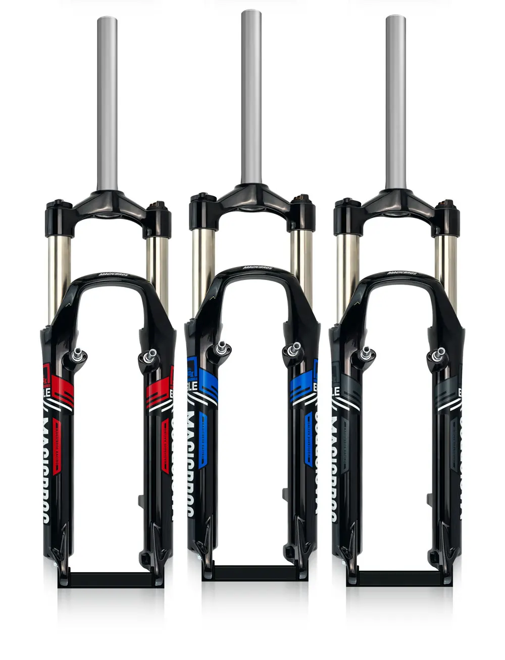 MAGICBROS V-Bremsgabeln, 26 Mechaniker-Aufhängung, V-Bremsscheibenbremse, doppelter Verwendungszweck, Aluminiumlegierung, 66 cm, MTB, Mountainbike, Fahrradgabel – Detail 7