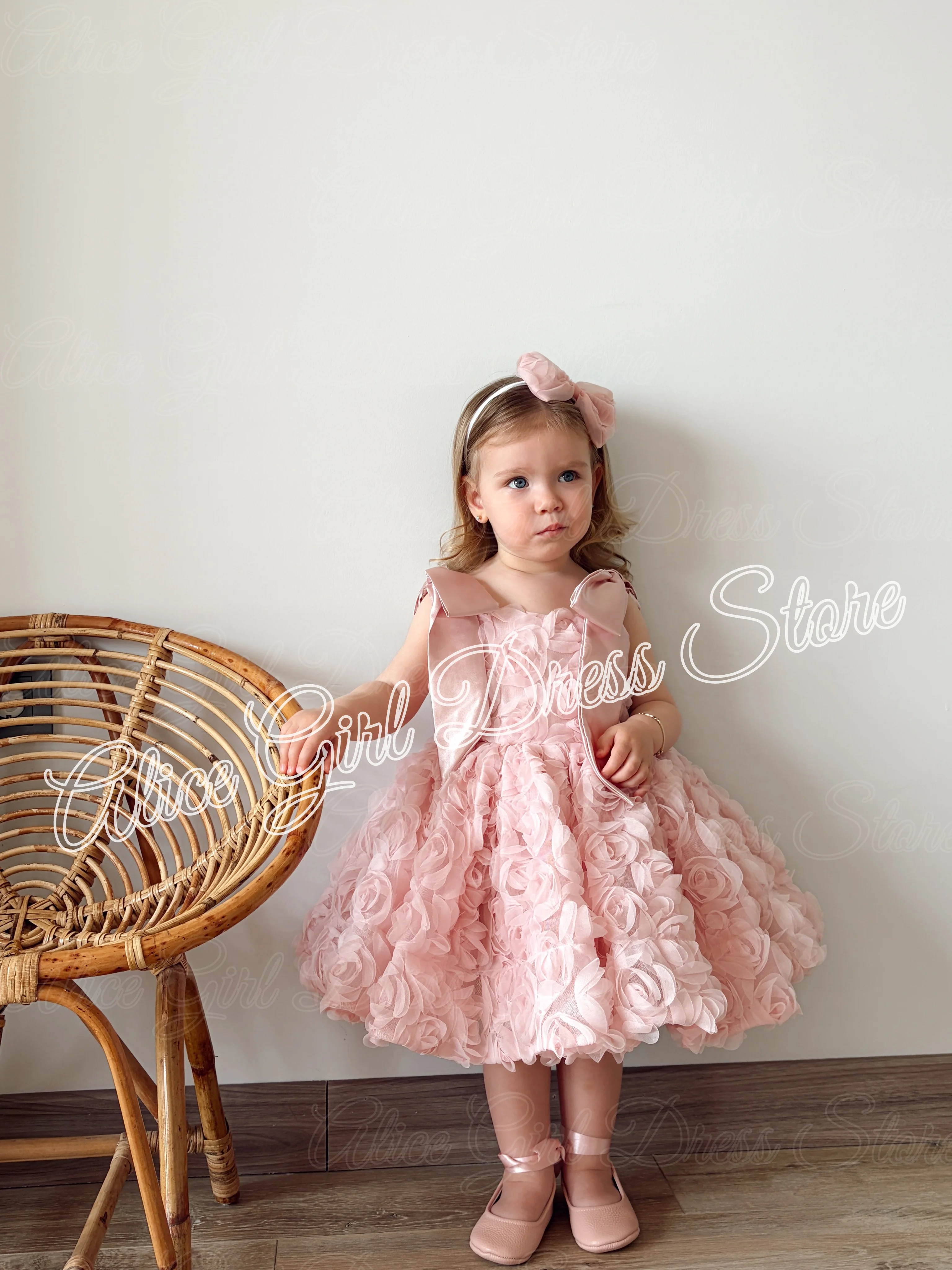 abito-da-damigella-d'onore-rosa-personalizzato-per-matrimonio-abito-floreale-al-ginocchio-per-bambina-vestito-di-compleanno-con-fiocchi-abito-per-la-prima-comunione