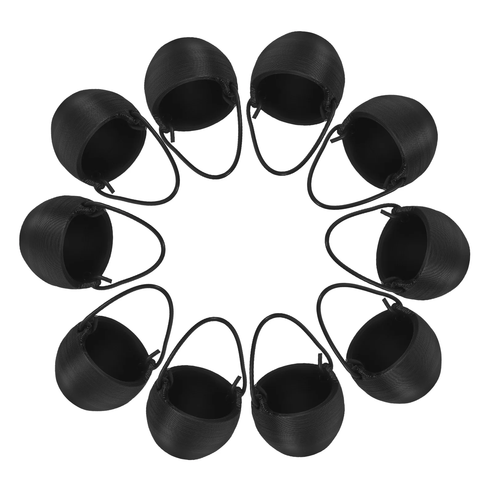 20 stks Mini Ketel Potten Halloween Party Decoraties Kleine Plastic Snoep Containers Met Handvat Beeldjes Ornament Spookhuis