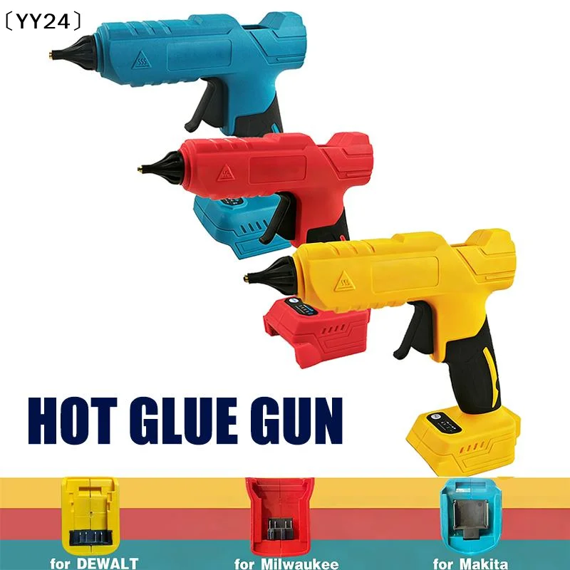 Electric Hot Melt Glue  For 18V Battery, 2 Glue Rod, Hot Melt Welding Air  Without Battery〔YY24〕