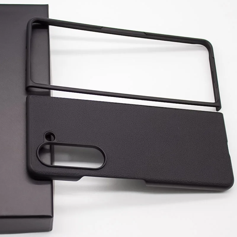 For SAMSUNG Z Fold5 Fold 5 4 3 2 Case PU Leather Cover Luxury business Shell Full Protective For Galaxy Z Fold4 Fold3 Fold2 5G