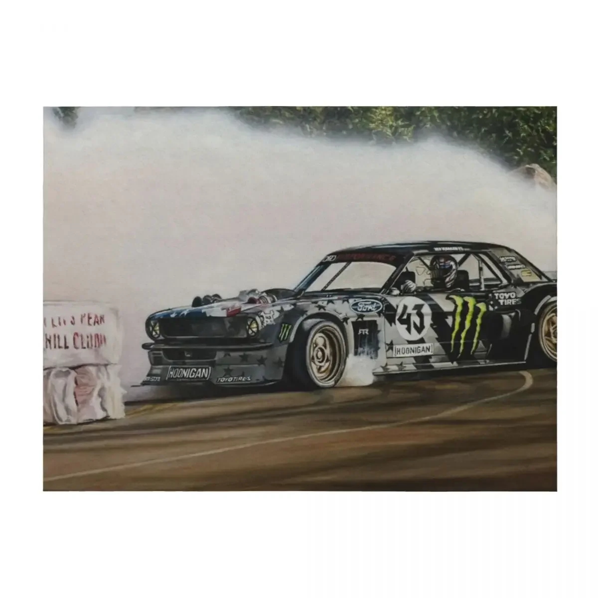

Hoonicorn Drift Car Throw Blanket Sofa Quilt anime Luxury Thicken Luxury Blankets