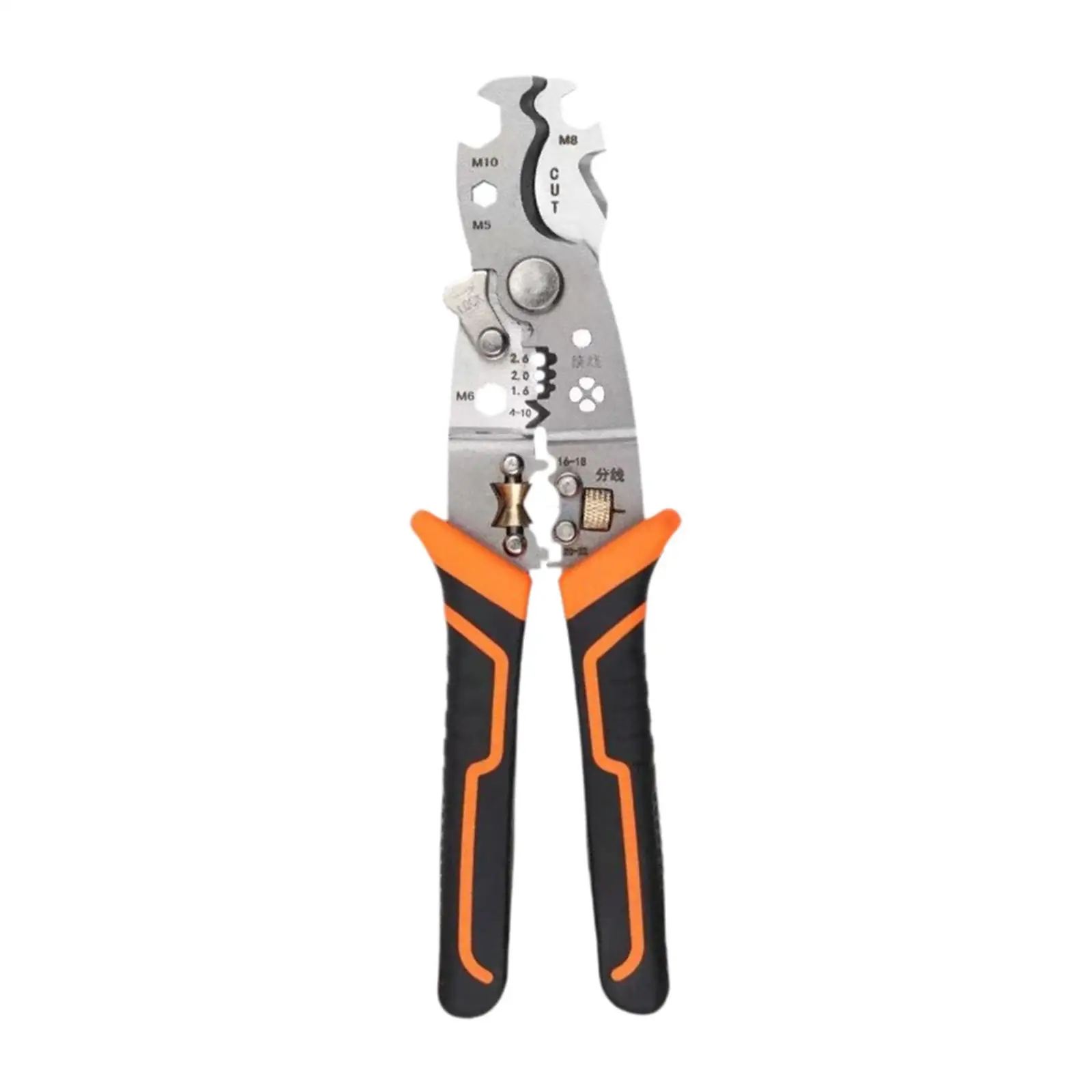 Wire Stripper Plier,Steel Wire Cutter Wiring Tool Multifunctional Appliance Wire Crimper, Crimping Tool for Wire Stripping