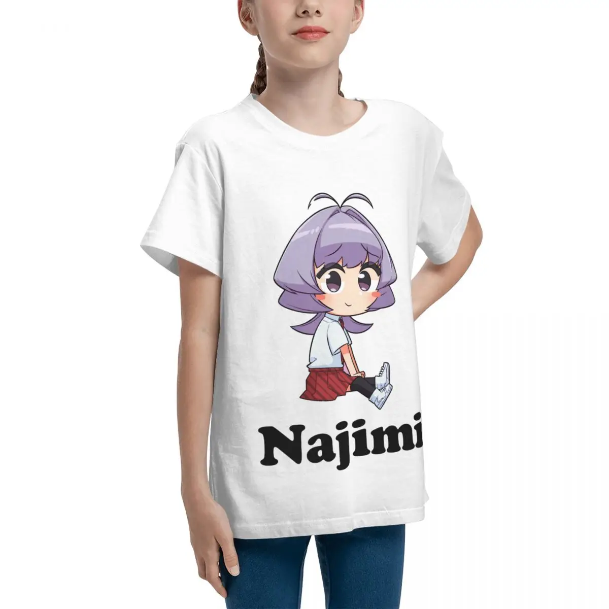 Komi Can T Communicate Najimi For Sale Top quality Fitness Teeanger Basic Short Sleeve T-Shirt Retro Top tee Geeky