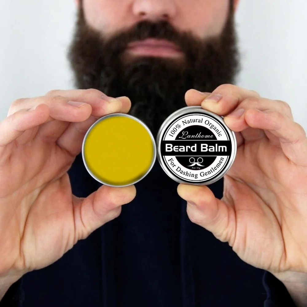 ธรรมชาติ Beard Professional Conditioner Beard Balm สำหรับเคราและอินทรีย์ขี้ผึ้งสำหรับ Beard Smooth เสร็จสิ้นจัดแต่งทรงผม