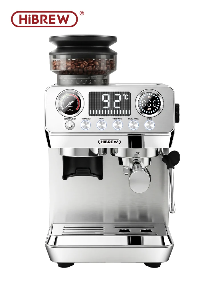 HiBREW H7 Lite 20Bar Ekspres do kawy espresso z młynkiem z Polski za $368.3 / ~1401zł