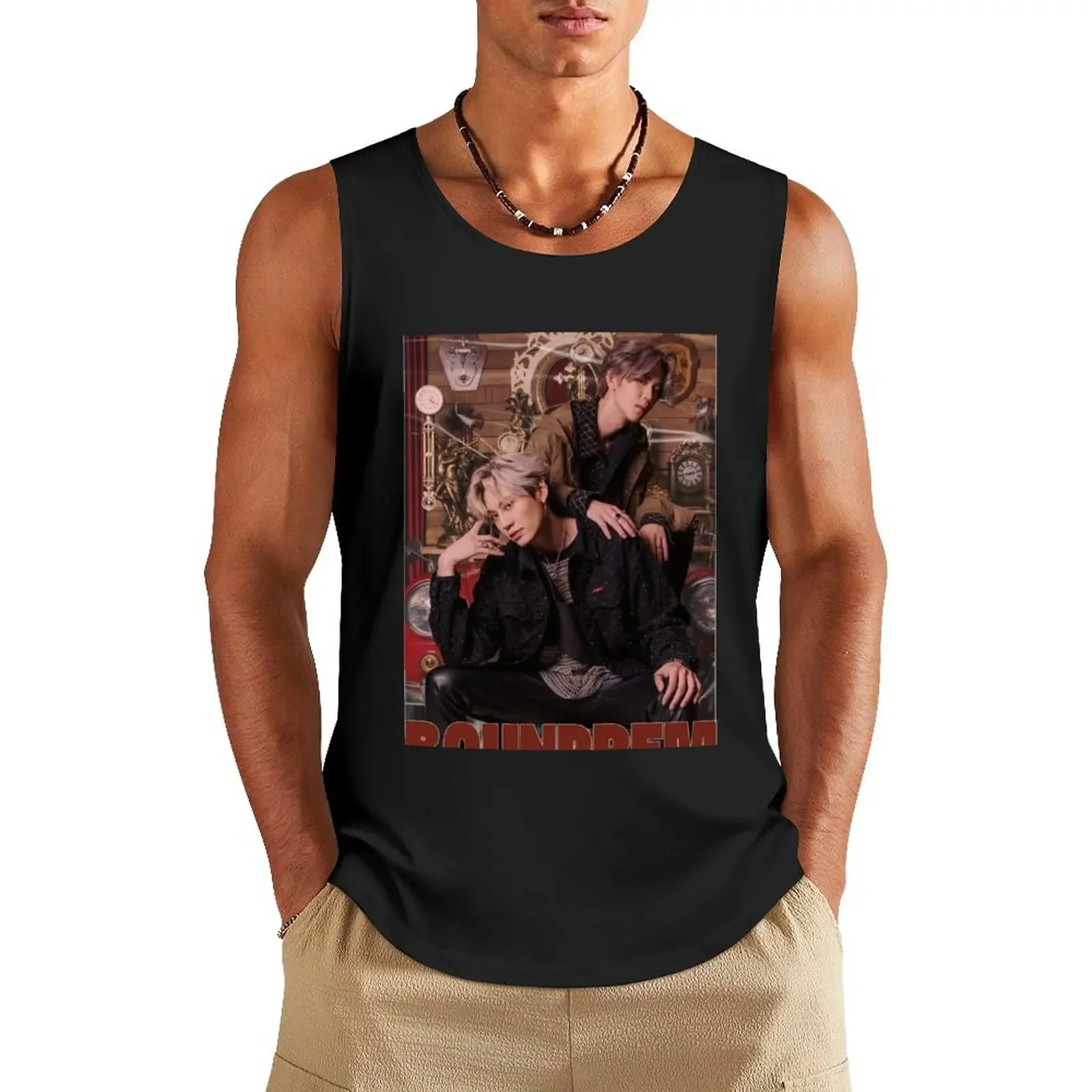 

Bounprem between us hia win team Tank Top Top gym top gym clothes for man
