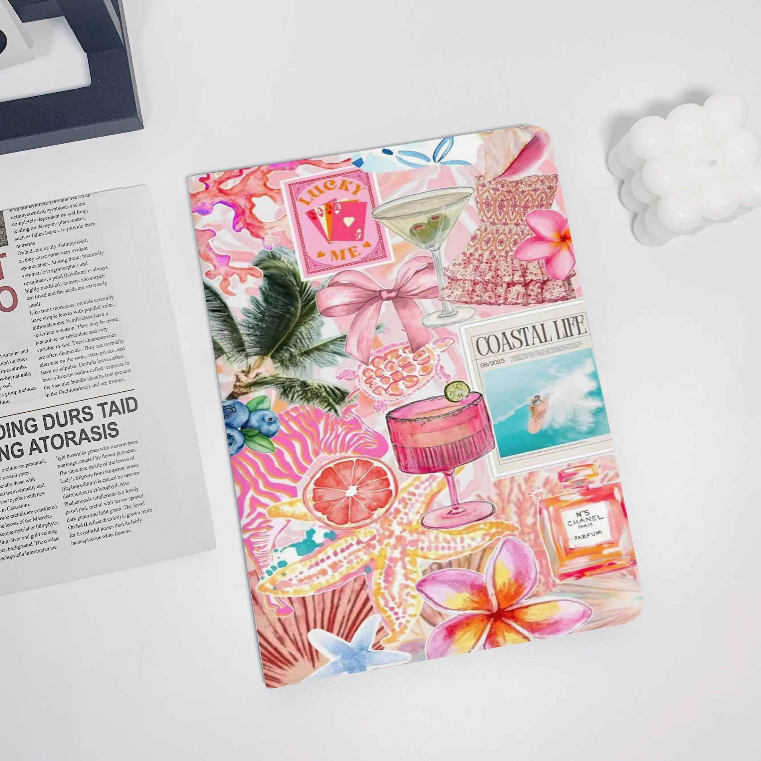 

Чехол для iPad Pink Collage Aesthetics для Apple iPad 9,7 дюйма 10,2 дюйма 10,5 дюйма 11 дюймов iPad Air 6 5 4 iPad Mini 7/6/5 iPad Pro 2022 2021 2020