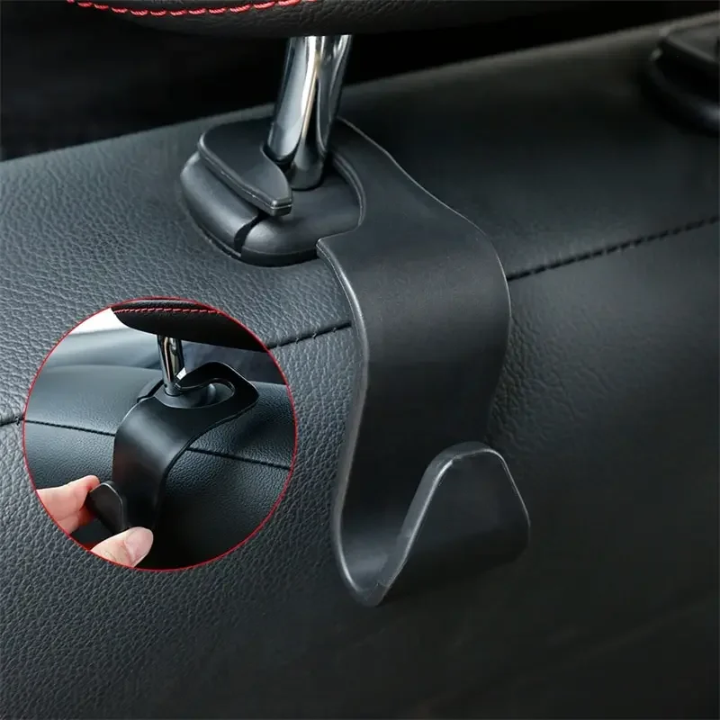 Universal Car Seat Headrest Hook สําหรับ Auto Back Seat Storage Organizer ไม้แขวนเสื้อผู้ถือ