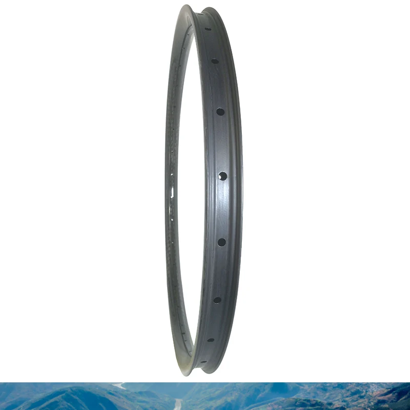 26er 35X25mm MTB XC Off-Road AM 390g Carbon Rim 35 Deep 25 Wide Tubeless Clincher Cross Country UD 3K 12K 24 28 32 Custom Holes