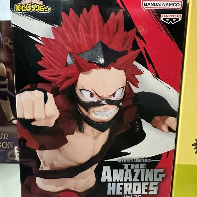 In Stock My Hero Academia Kirishima Eijiro Bandai Banpresto The Amazing Heroes Original Merchandise Action Figure Figurine