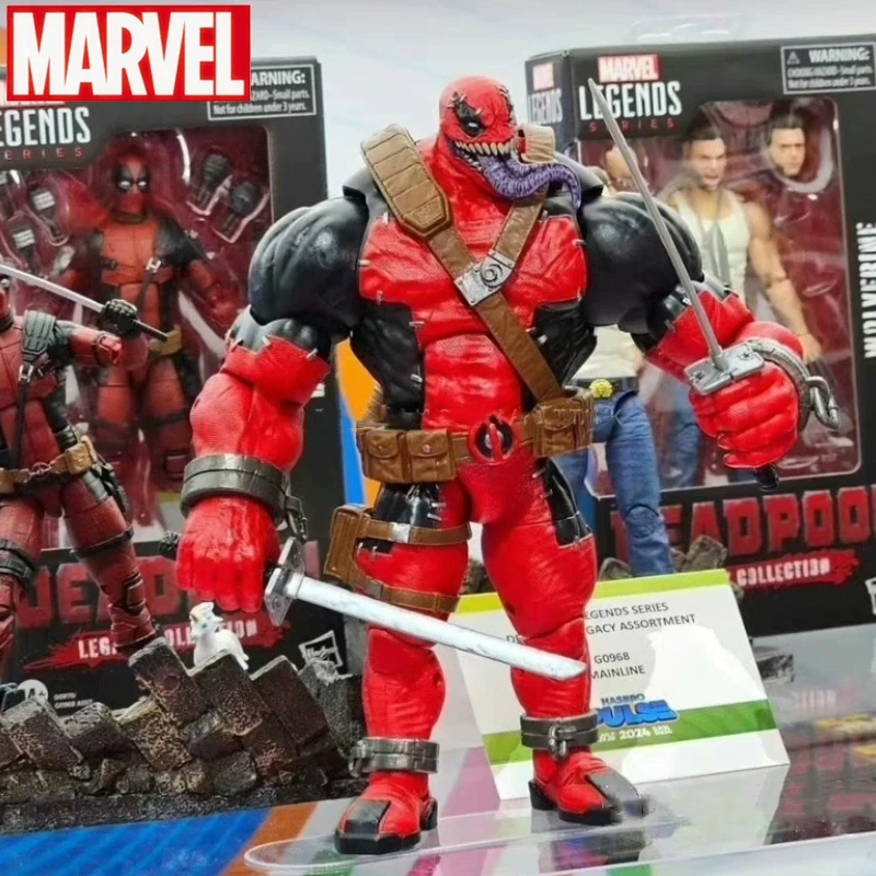 

Original Ml Marvel Legend Series Venom Deadpool Comic Edition Grey Hulk Action Figure Collectible Model Toy Xmas Gifts