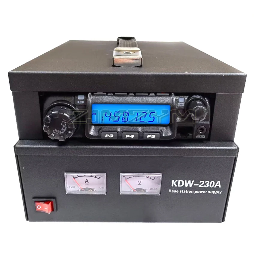 KDW-230A Car Mounted Station Power Supply 30A Mobile Base Station Chassis 220V To 13.8V Base Station Radio