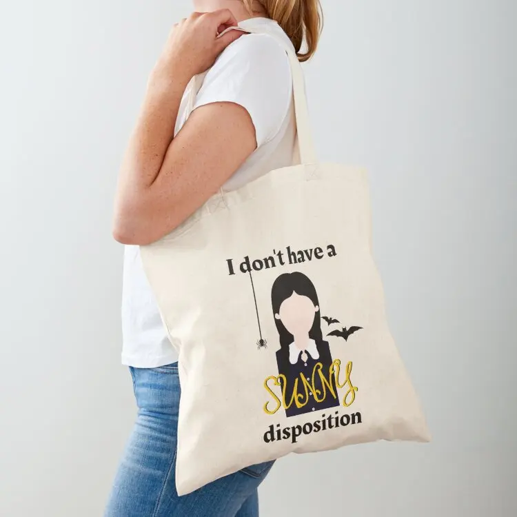 

Sunny Disposition - Pulled - Addams Family Musical Tote Bag Shopper handbag canvas shopping bag Women's bags