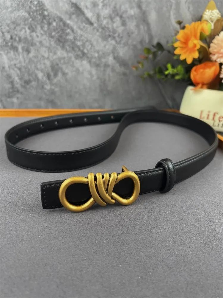 Women's Vintage Gold Buckle Genuine Leather Corset Female Cummerbund Coat Waistband Dress Decration Wide Belt  J1644