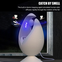 High-Suction 7-Blade Electric Mosquito Trap with Powerful Fan Silent Operation Eco-Friendly and Chemical-Free for Home Garden U