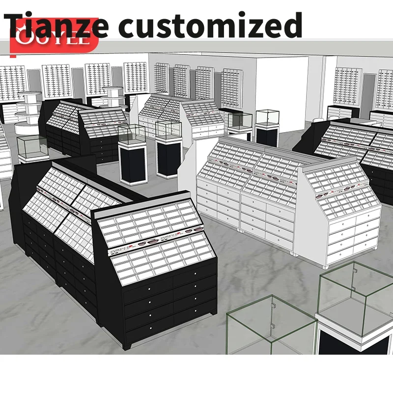 

Популярные современные очки на заказ, дисплей магазина, внутренний дизайн магазина, розничный магазин, оптический магазин, декоративный оптический дисплей C