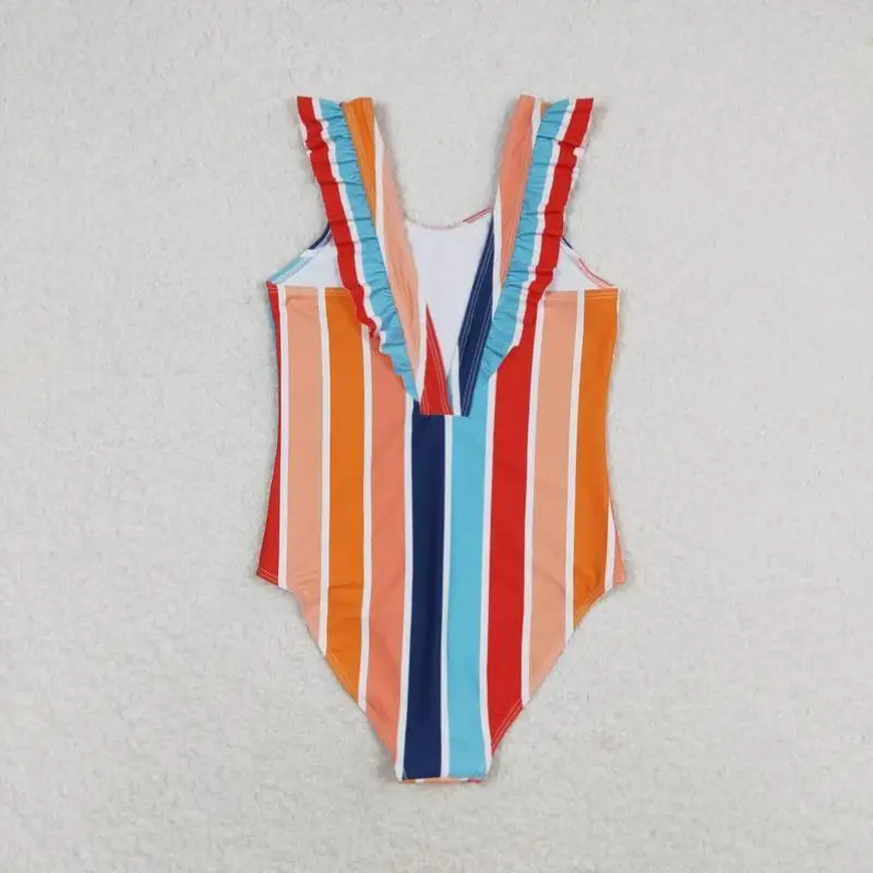 

Bright Stripe Fly Swimwear Cool Breathable Cross-Border Casual Sportswear Set ort Sve T-irt Length Seven orts