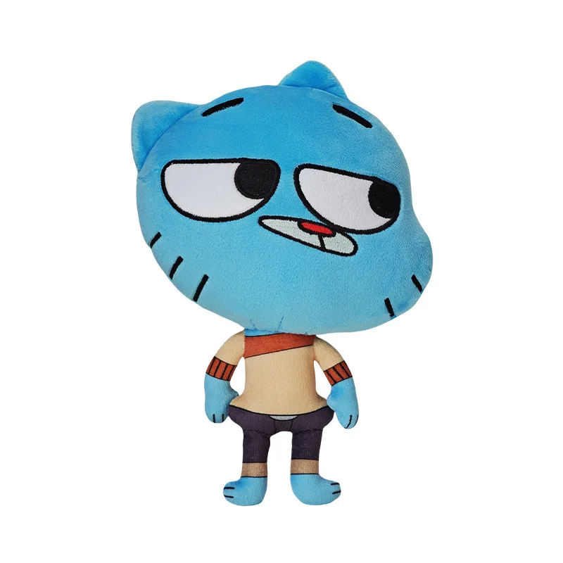 NEUE Welt der Gumball Plüsch Cartoon Darwin Anais Richard Plushie Anime Gumball Gefüllte Puppe Weiches Kissen Puppe Spielzeug Kinder Geschenk