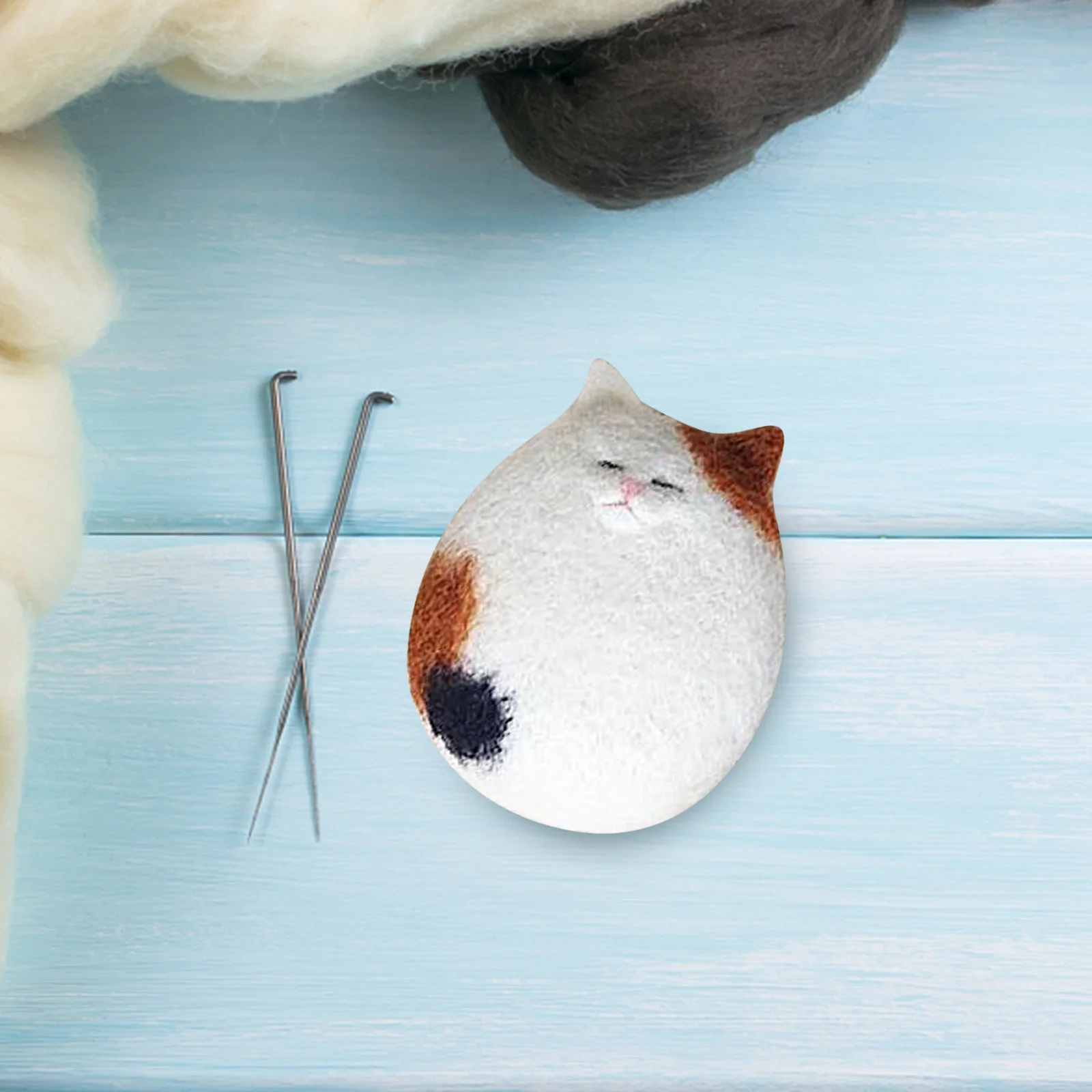 

1 set 1 Set Felting Kit Needle Felt Tools Wool Felting Set Diy Craft Making Kit For Kids Adults Beginners Portable Felt Animal