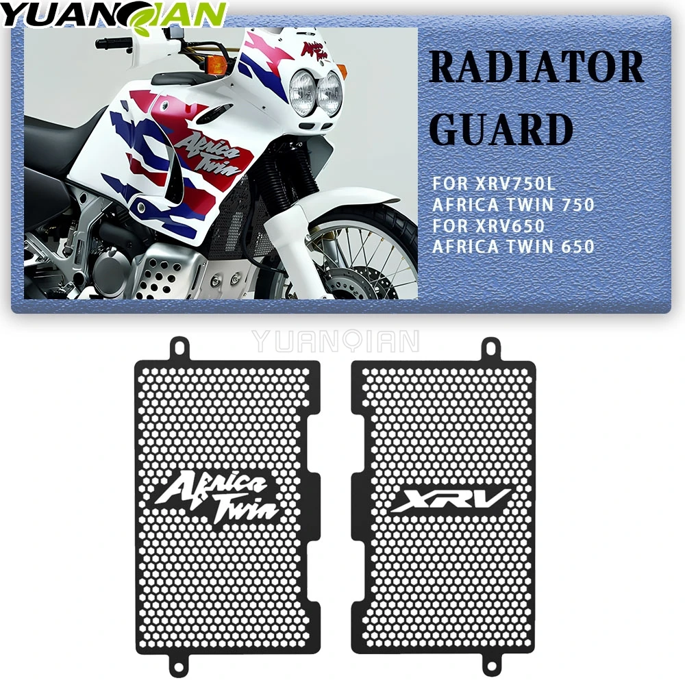 

Motorcycle Accessorie For Honda XRV750L XRV650 AFRICA TWIN 750 650 XRV750 L AFR Oil Cooler Guard Radiator Grill Cover Protector