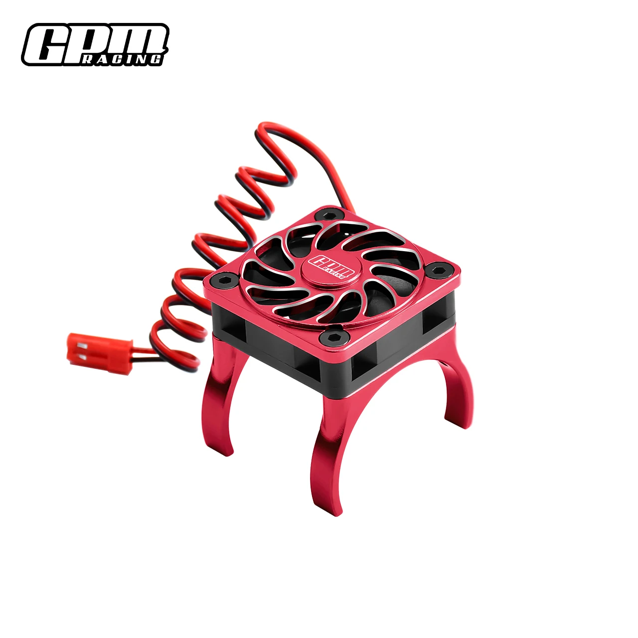 6061-T6 مروحة تبريد عالية السرعة مصنوعة من سبيكة 18000 دورة في الدقيقة متوافقة مع محرك 36 مم لـ TRAXXAS MINI XRT 3S / MINI MAXX / 1/8 JATO 2S / 4S