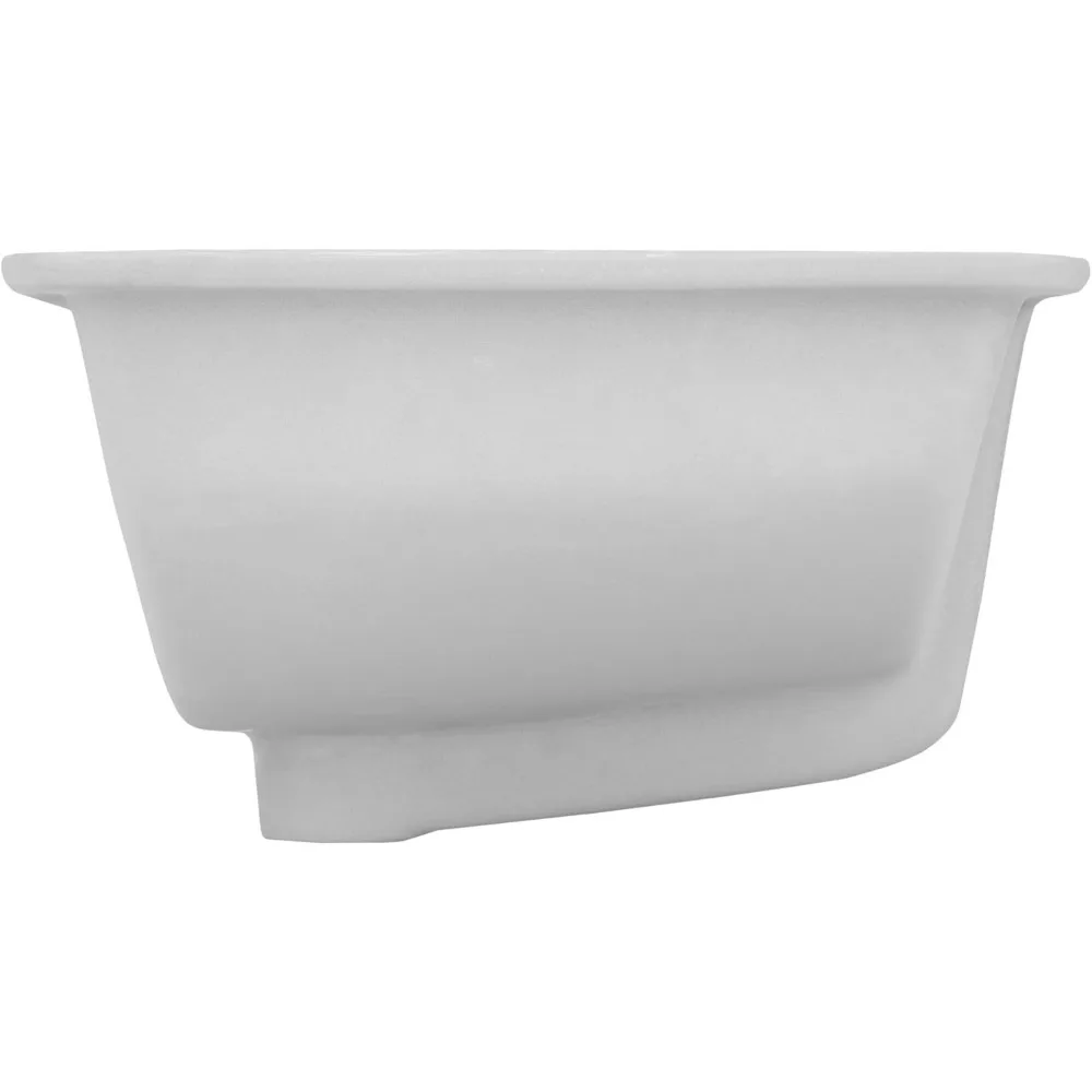 447960 مايرز حوض حمام صيني مقاس 21 بوصة - بسكويت