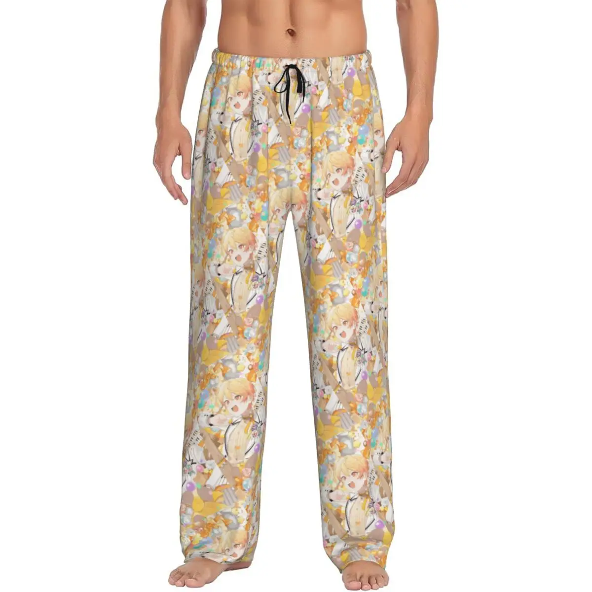 

Custom Men's Tsukasa Anime Tenma Pajama Pants Print Sleep Sleepwear Bottoms with Pockets
